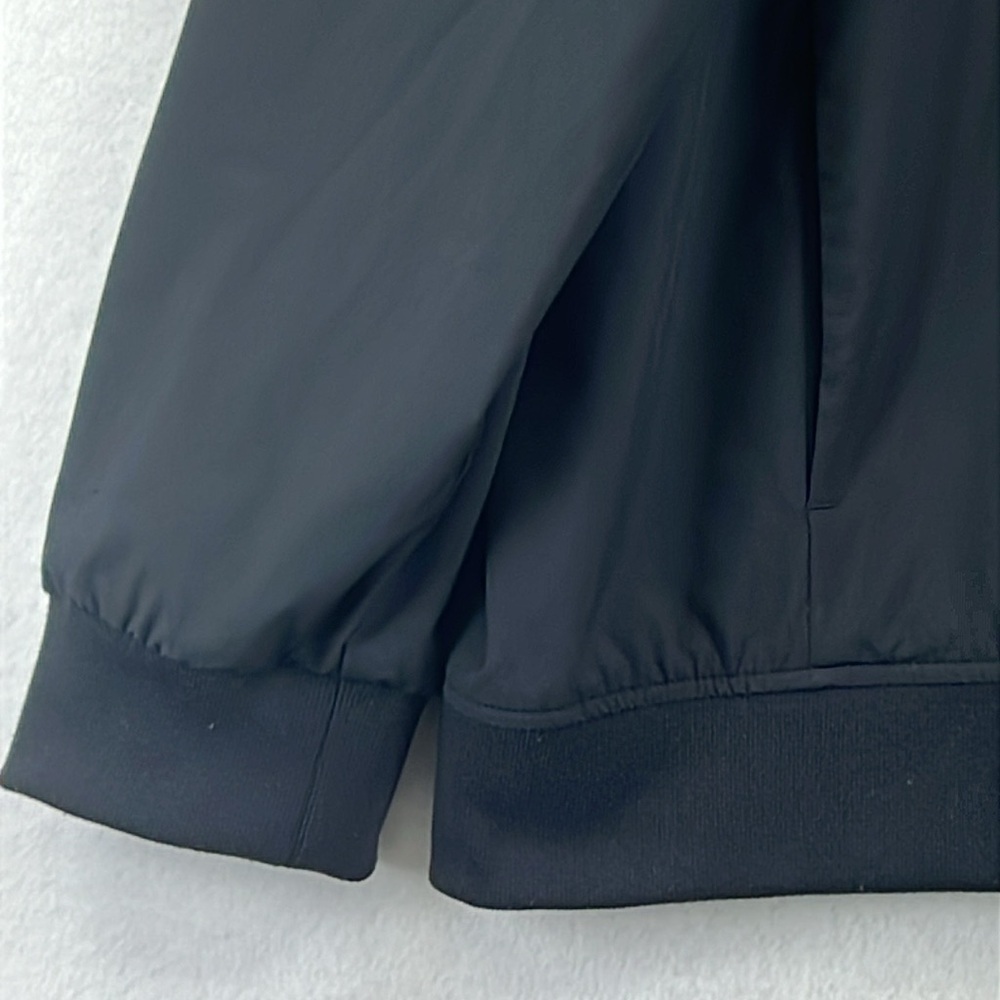 Unisex Banana Republic Lightweight Bomber Jacket XXL Black Polyester/Spandex EUC - Picture 5 of 11